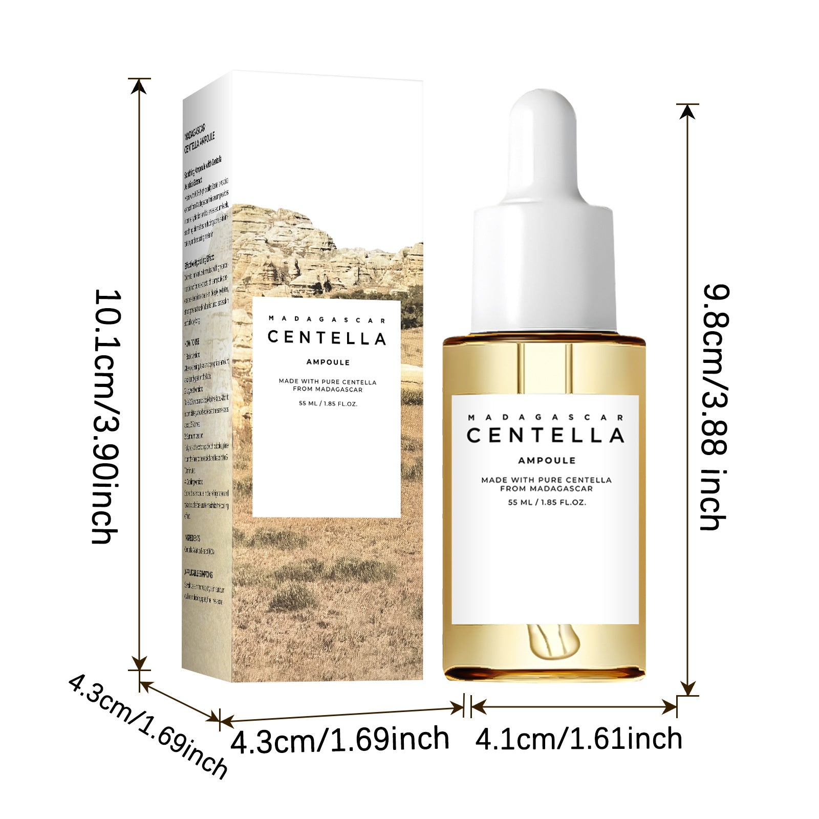 Sérum Centella Asiatica Apaisant - Hydratation & Réparation 55ml