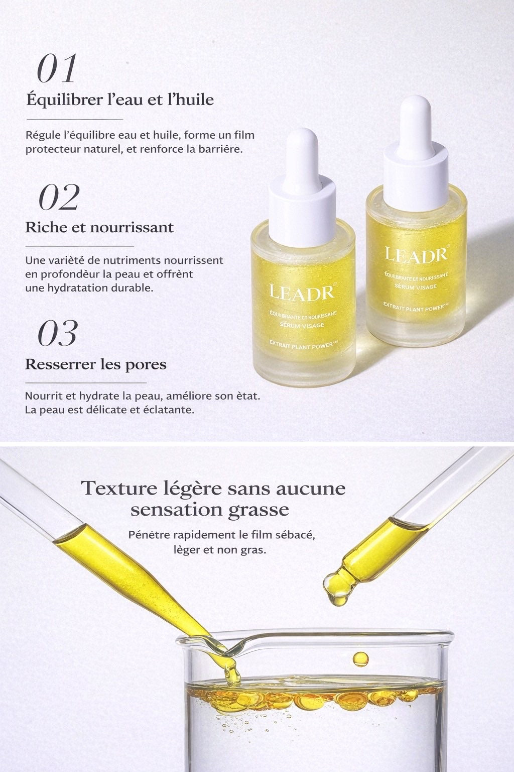 Huile de Traitement Hydratante aux Extraits de Plantes