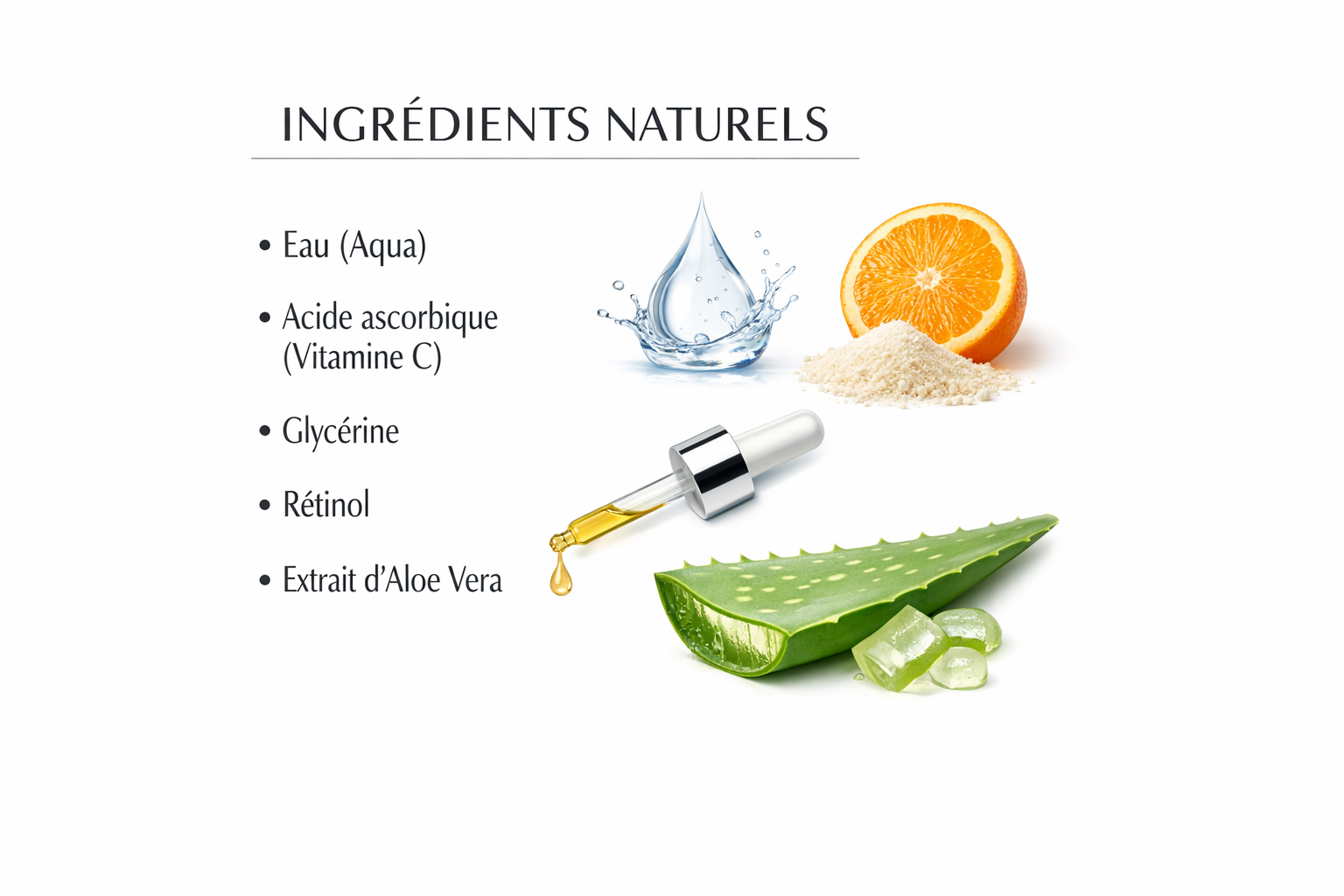 Tonique Hydratant Visage Vitamine C - Éclat et Anti-Taches 30ml